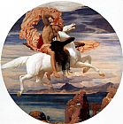 Perseus on Pegasus Hastening to the Rescue of Andromeda by Lord Frederick Leighton
